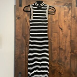 Michael Kors mock neck sleeveless dress